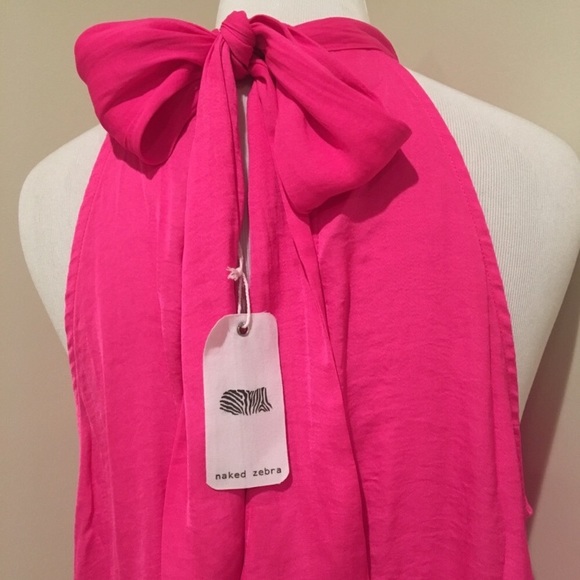 KIMBERLY Neon HOT Pink Top - Picture 3 of 7